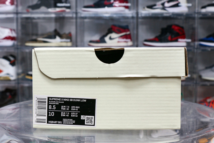 Nike SB Dunk Low Supreme 94 Black