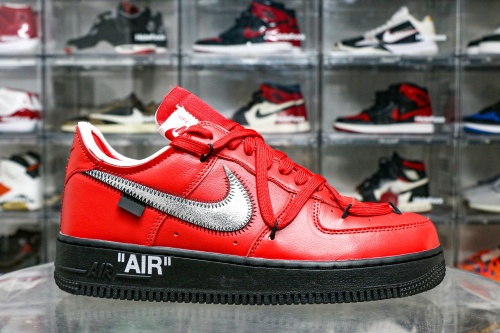 Off-White x Nike Air Force 1 “Crimson” Sample