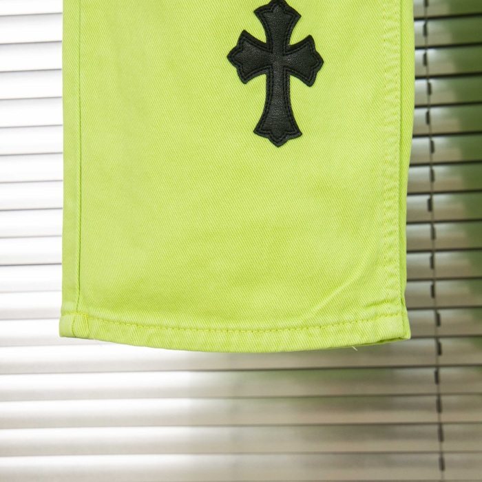 Chrome Hearts Croesses Dopamine Green Pants