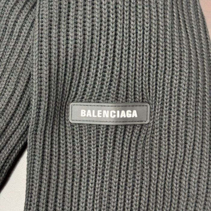 Balenciag@ Men's Zip Up Cardigan