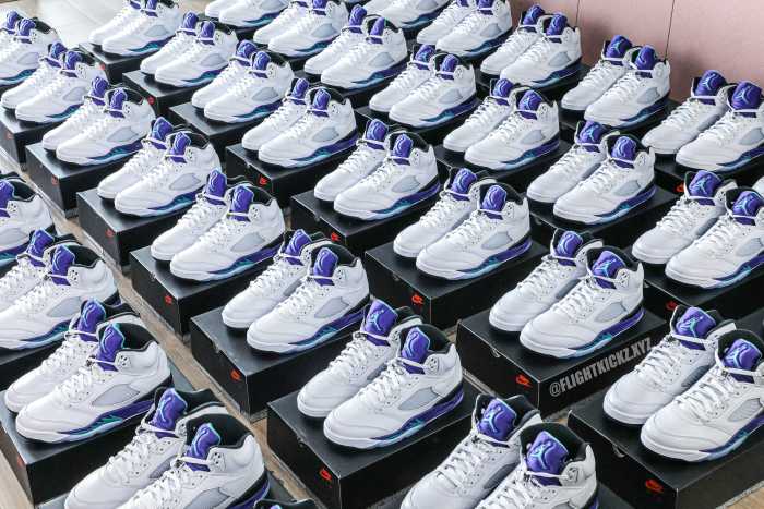 US Warehouse:  Air Jordan 5 Retro Grape 2025 ( A1)