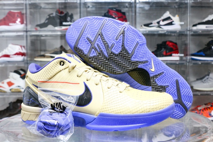 Nike Kobe 4 Protro FC Barcelona Team Gold（ A1）