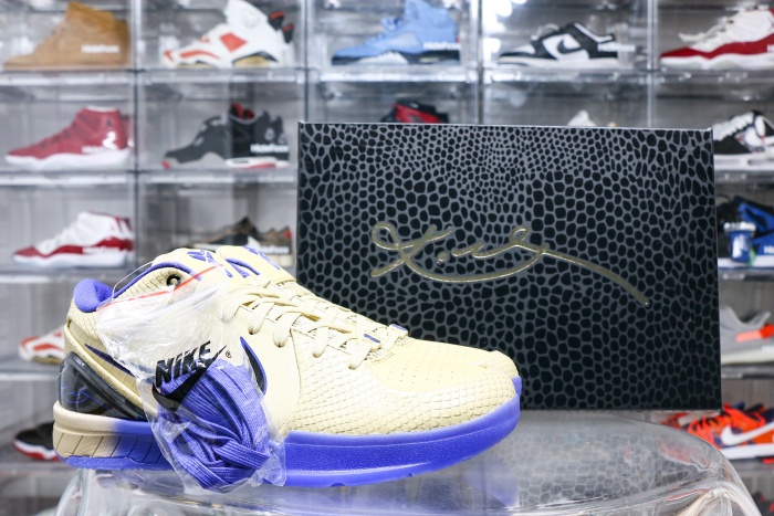 Nike Kobe 4 Protro FC Barcelona Team Gold（ A1）