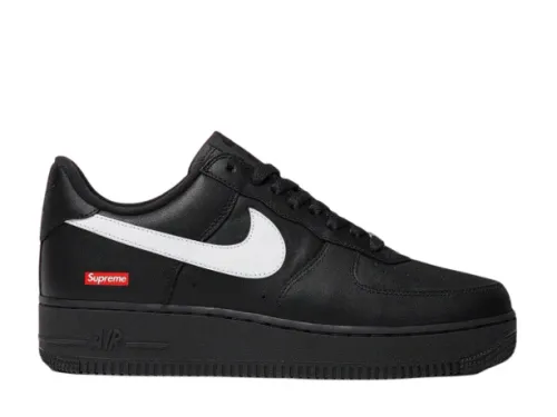 Supreme x Nike Air Force 1 Low Black / White PE（ A1）