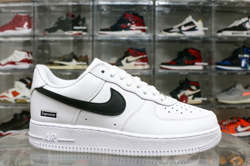 Nike Air Force 1 Low Supreme White Black（ A1）
