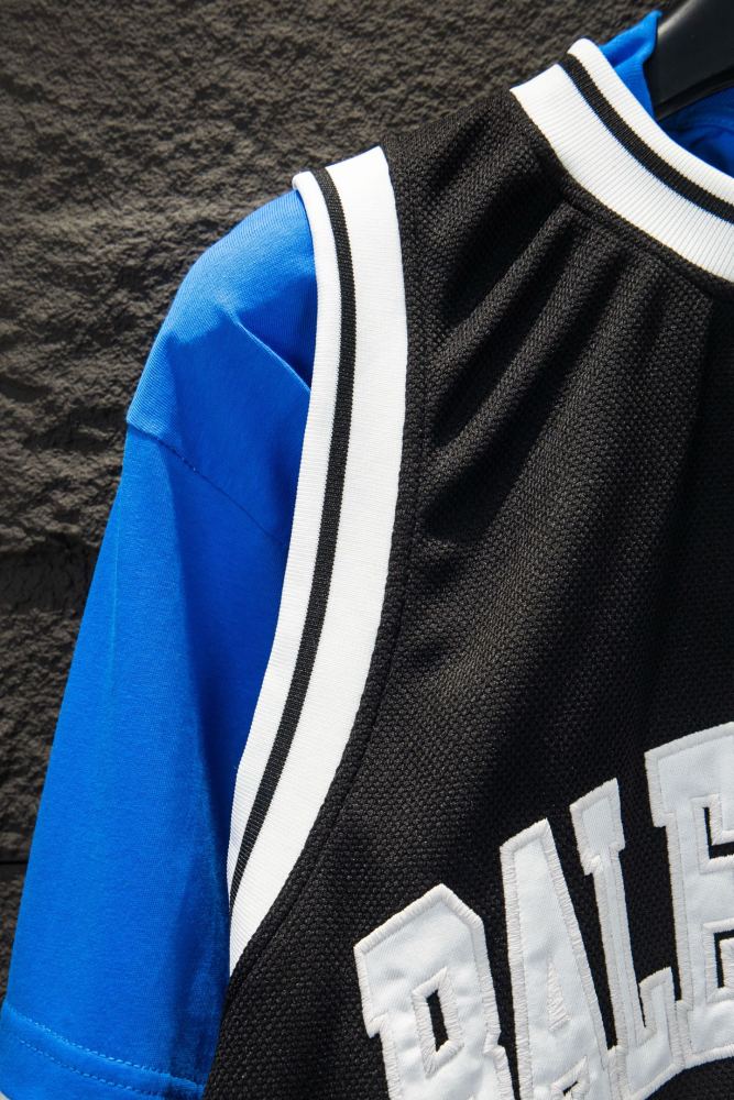 Balanciag@ Layered Spliced Jersey