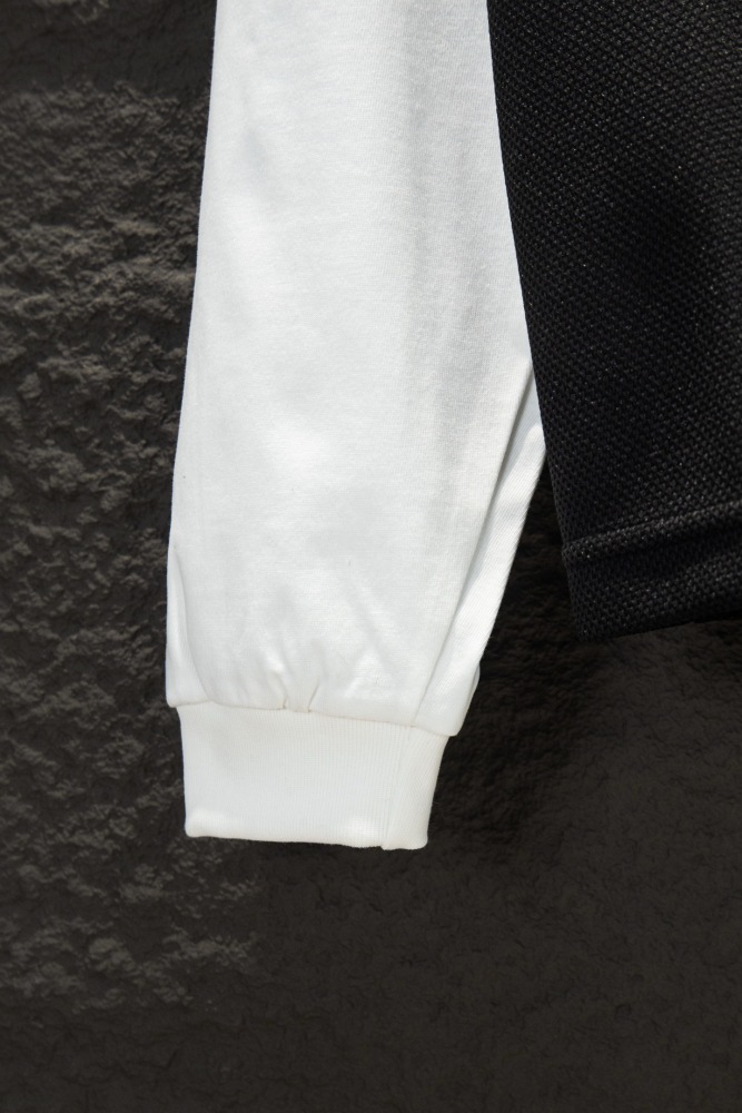 Balanciag@ Layered Spliced Jersey