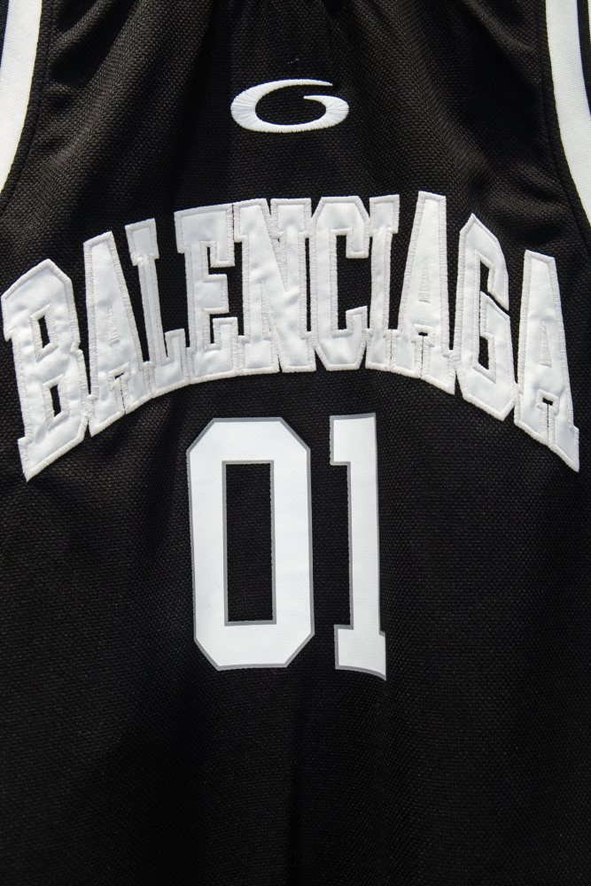 Balanciag@ Layered Spliced Jersey