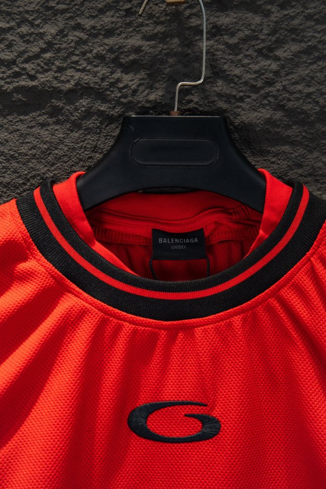 Balanciag@ Layered Spliced Jersey