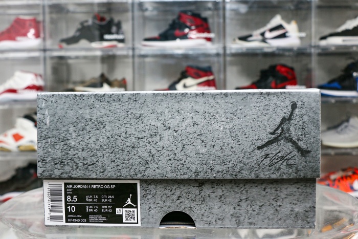 Nigel Sylvester X Jordan 4 Retro Brick By Brick Grey 2026 (A1 Batch)