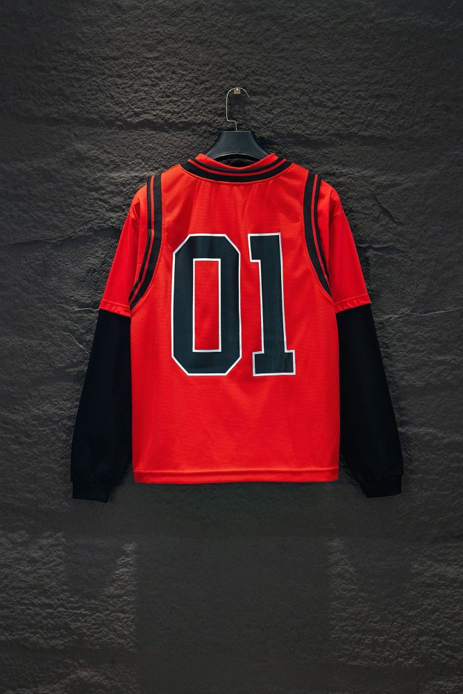 Balanciag@ Layered Spliced Jersey