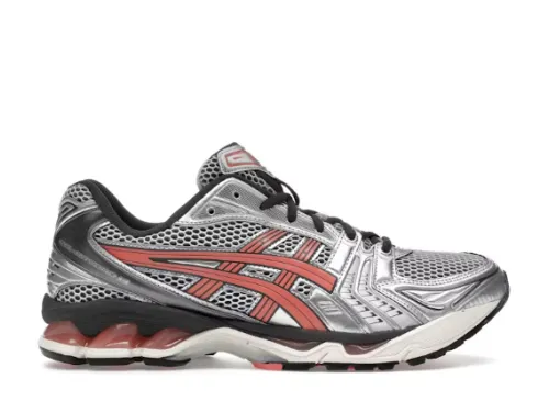 Gel-Kayano 14 Silver Papaya 2025