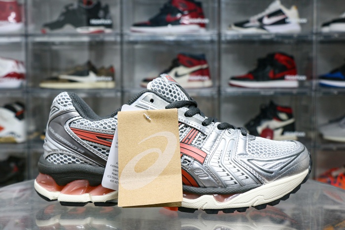 Gel-Kayano 14 Silver Papaya 2025