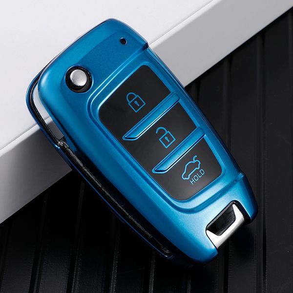 For 2020 Hyundai Elantra 3 button  TPU protective key case,please choose the color