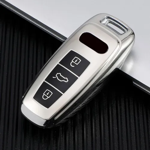 For Audi TPU 3 button TPU protective key case,please choose the color