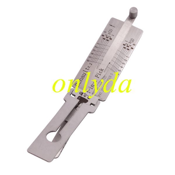 For Renaultlock pick and decoder together  2 in 1 used for Renault: Scenic, Fluence, Koleos, Megane, Laguna, Latitude