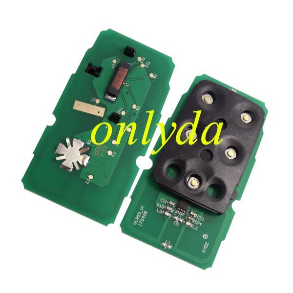 For Volvo 5 button remote key with 902mhz  PCF7945/7953 chip