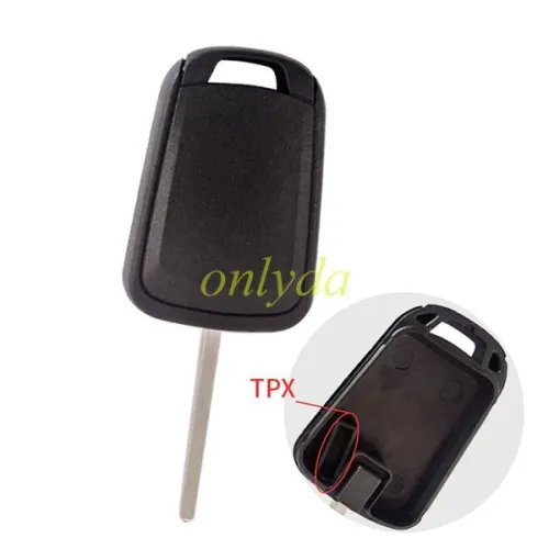 For transponder key shell with HU100 blade
