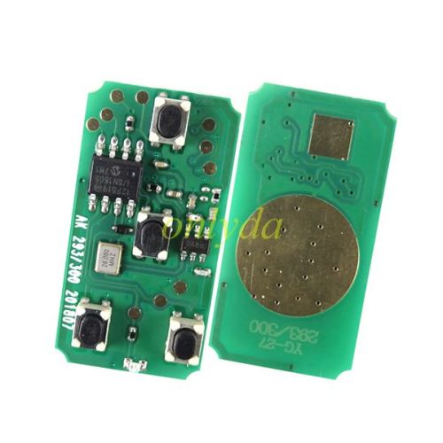 For Brazil 4 button remote key with 433mhz with IC293/ IC300