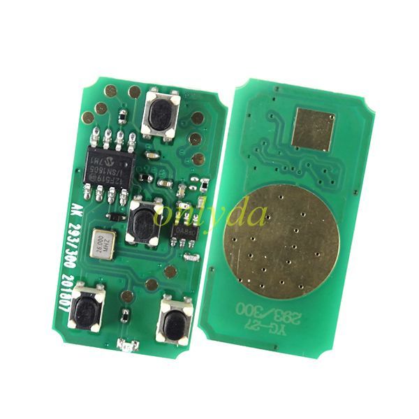 For Brazil 4 button remote key with 433mhz with IC293/ IC300