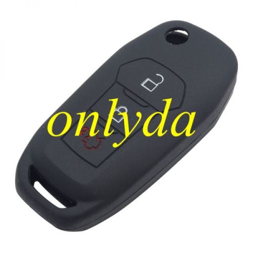 Ford 3 button silicon case (Black,Blue ,Red. Please choose the color)
