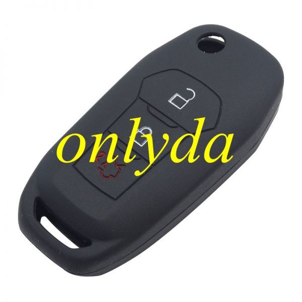 Ford 3 button silicon case (Black,Blue ,Red. Please choose the color)