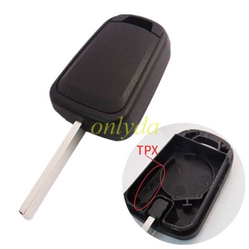 For transponder key shell with HU100 blade