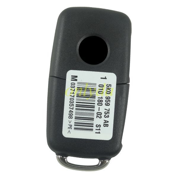 Full original key For  VW Sagitar,polo, golf 3 button remote key with  model Number  5K0 959 753AB/5K0 837 202AD with 434mhz