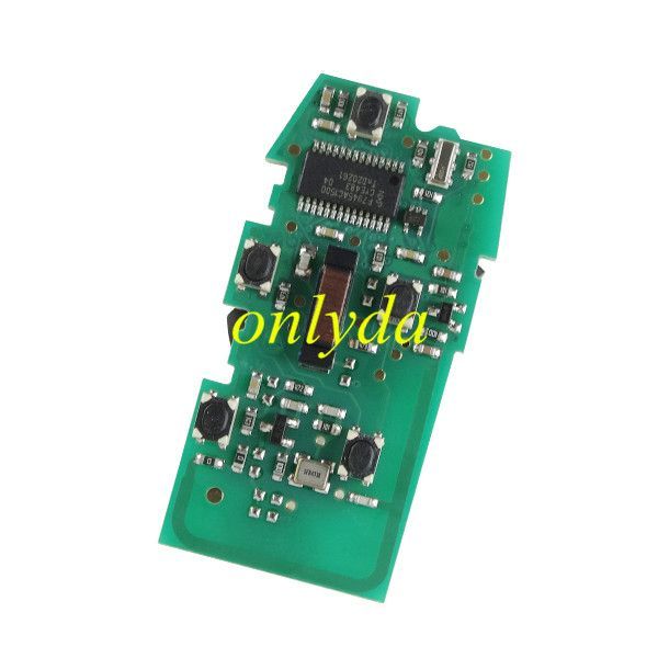 For LandRover 4+1 button remote with 433MHZ chip:PCF7945/7953