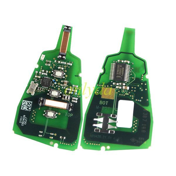 For Hyundai Veracruz keyless go 3 button remote key with 433mhz with 46 chip