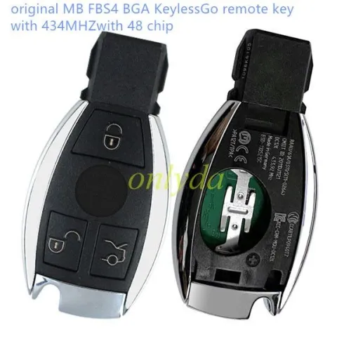 For Mercedes-Benz MB FBS3  BGA KeylessGo key with 315mhz/434MHZ with 48chip   Support after 2009 year car W221,W216,W164,W251