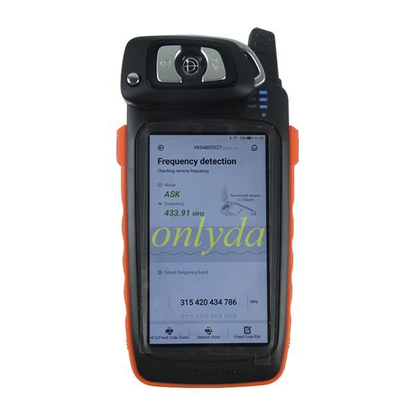 For Brilliance Auto 2  remote key  Transpondedor Mas para46 metros PCF7936 8F2A3811 56CFD410 with 433.91mhz ask Brilliance V3