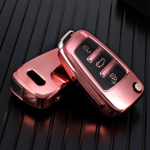 For Audi A3/Q3/Q2L/A1/S3 3 button TPU protective key case,please choose the color
