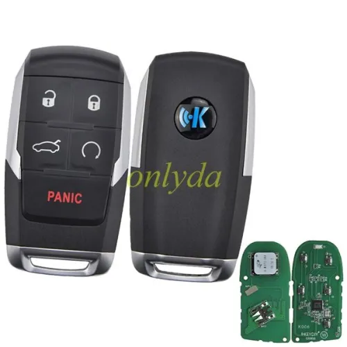 KEYDIY Remote key 5 button ZB18 smart key for KD-X2 and KD MAX