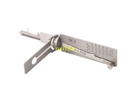 For SC1 lishi 2 in 1 decode and lockpick for  Schlage Residential Lock