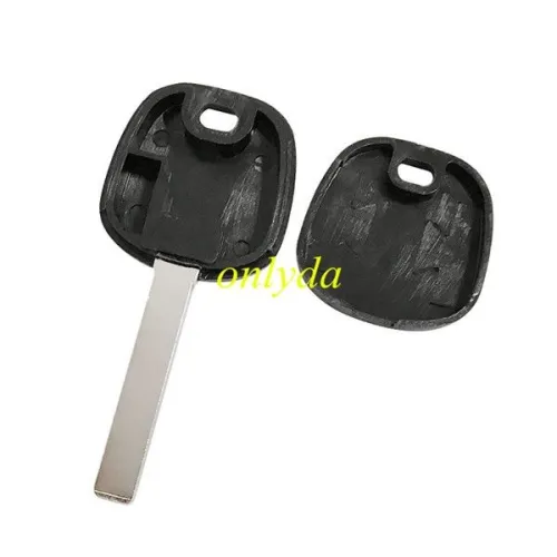 For Toyota transponder key blank without badge with TPX chip and  carbon chip part