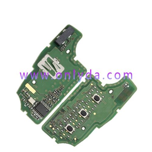 For OEM Renault 3 button remote key with 434mhz
