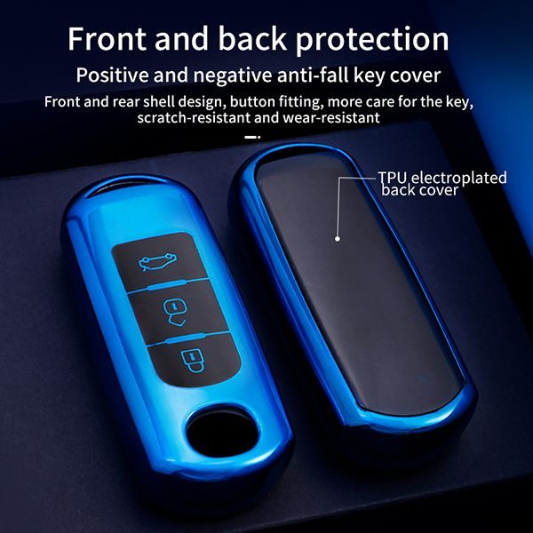 For Mazda 3 button TPU protective key case please choose the color