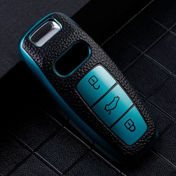 For Audi A6L,A6,A7 3button TPU protective key case,please choose the color