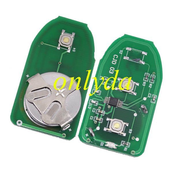 hyun 2 Button Elantra remote key with 315mhz/433mhz