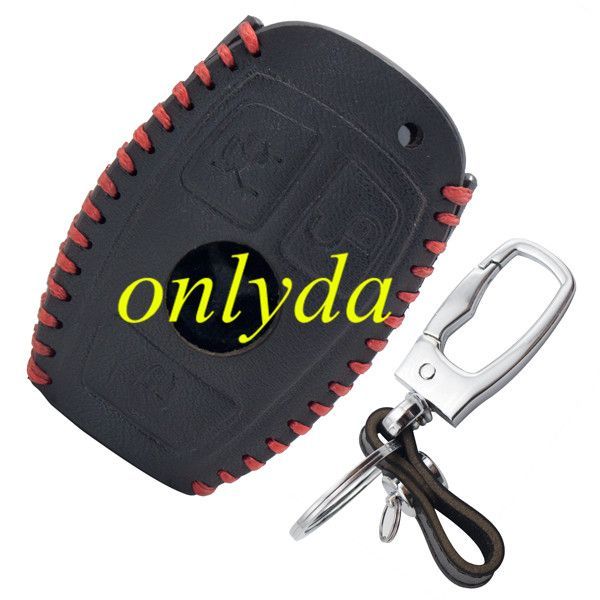 For  Benz 3 button key leather case used C180 C260 C-class E-class GLK ML S-class