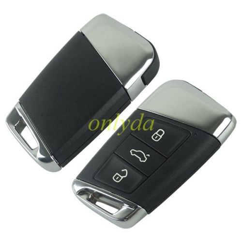 Original VW 3 Button remote key blank  with  HU162 blade
