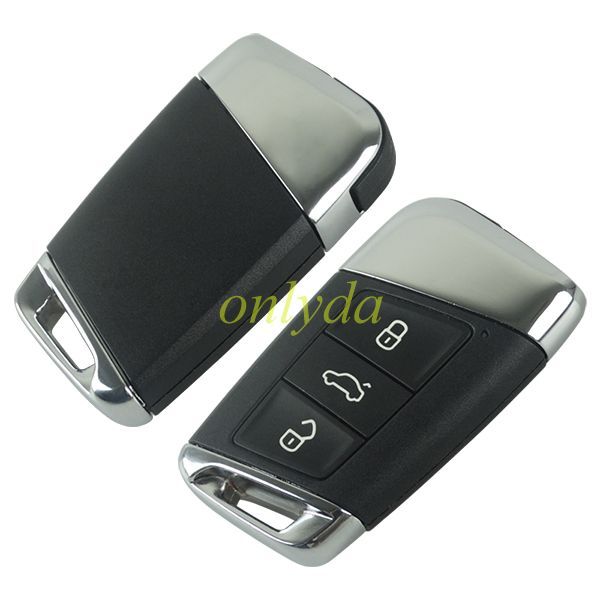 Original VW 3 Button remote key blank  with  HU162 blade