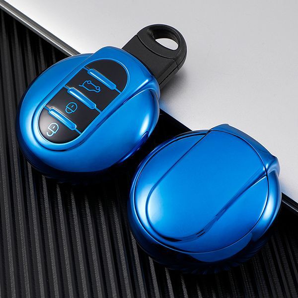 For BMW MINI cooper R55/R56/R60 3 button TPU protecive key case ,please choose the color