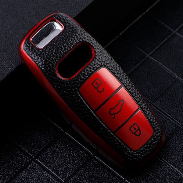 For Audi A6L,A6,A7 3button TPU protective key case,please choose the color