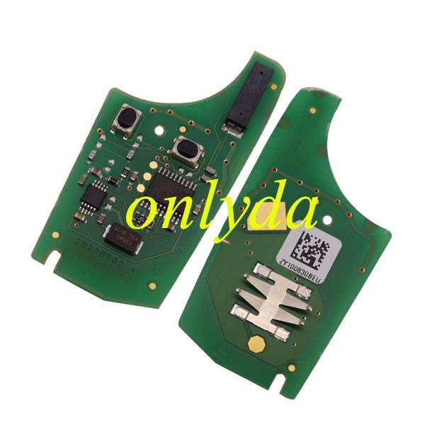 For  Vauxhall 2 button Remote Key key with 434mhz  G4-AM433TX 13271922 000274 PCF 7941 chip  without blade
