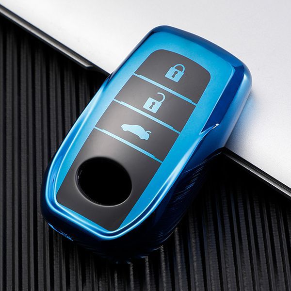 For Toyota 3 button TPU protective key case please choose the color