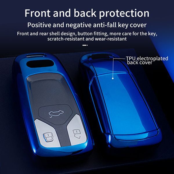 For Audi TPU 3button TPU protective key case,please choose the color