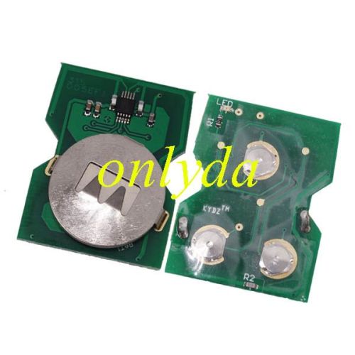 For Landrover 3 button remote key with 315MHZ/433MHZ without chip