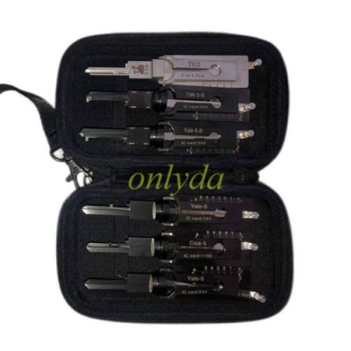 For 2 In 1 CISA-5 ,YALE-5, YALE5-B , YALE6 ,YALE6-B , TE2 Key Reader Auto Locksmith Tools